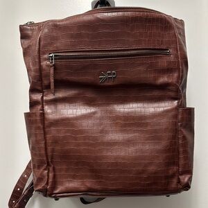 Freshly picked - Brown Croc Backpack